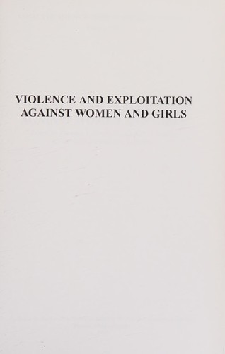 Violence and exploitation against women and girls