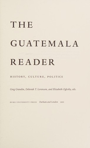 The Guatemala Reader