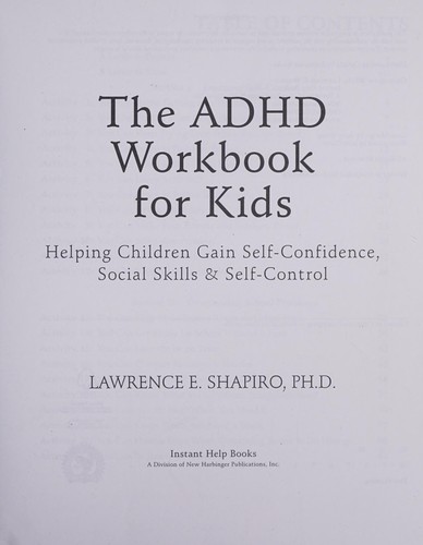 The ADHD workbook for kids