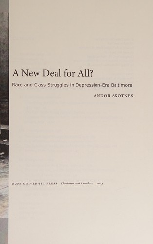 A New Deal for All?