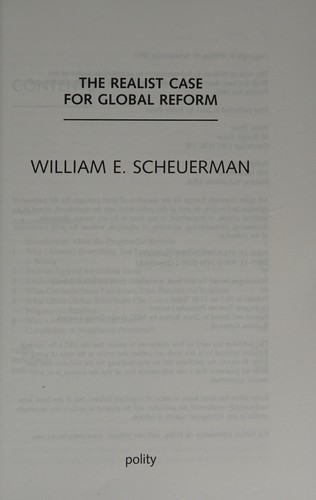 The realist case for global reform