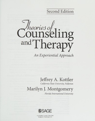 Theories in Counseling and Therapy
