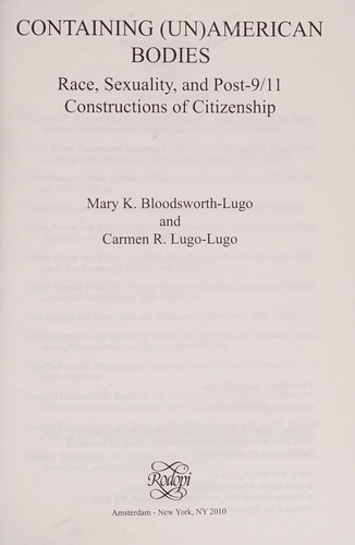 Containing (un)American bodies