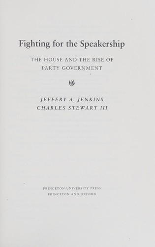 Fighting for the Speakership