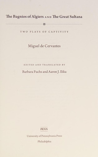 The Bagnios of Algiers