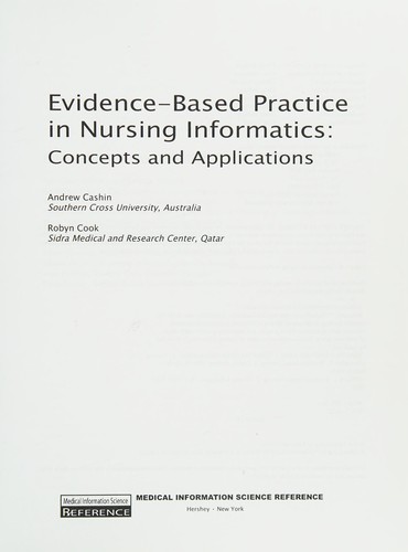 Evidence-based practice in nursing informatics