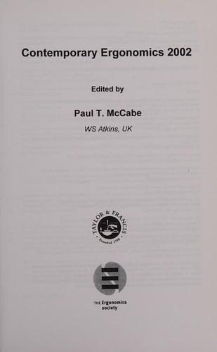 Contemporary Ergonomics 2002