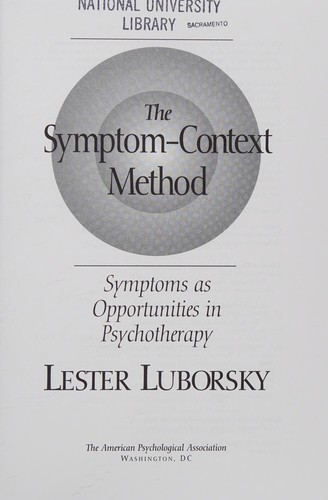 The Symptom-Context Method
