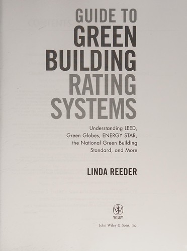 Guide to rating green buildings