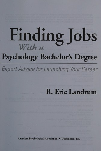 Finding Jobs with a Psychology Bachelor's Degree