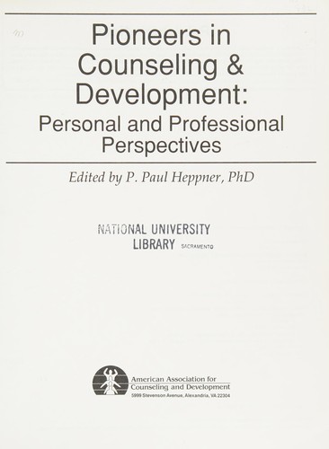 Pioneers in Counseling & Development