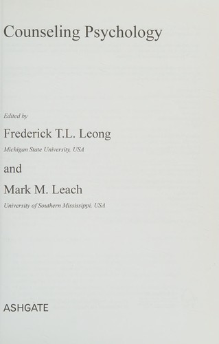 Counseling psychology