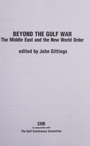 Beyond the Gulf War