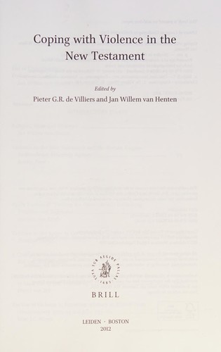 Coping with violence in the New Testament