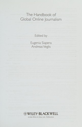 The Handbook of Global Online Journalism