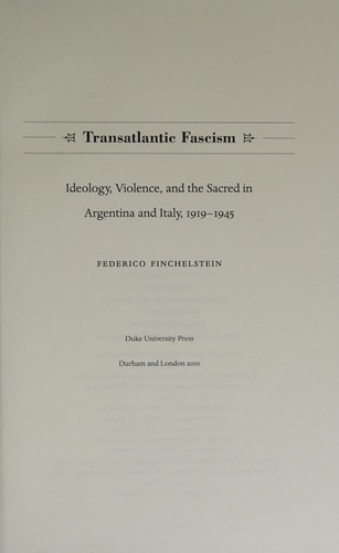 Transatlantic Fascism