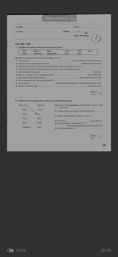 Enterprise 1 - Test Booklet Key