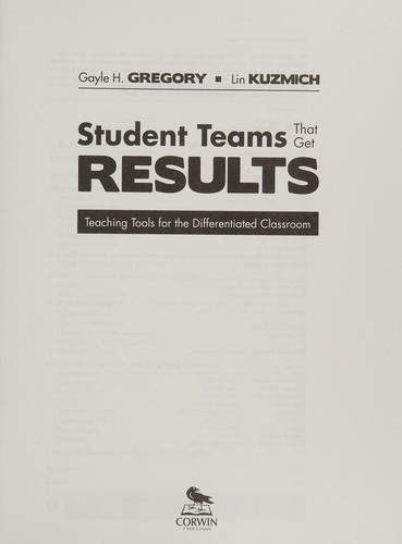 Student teams that get results