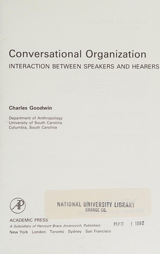 Conversational Organization