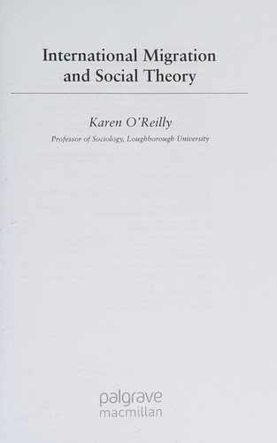 International migration and social theory
