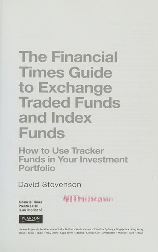 Financial Times Guide to Exchange Traded Funds and Index Funds