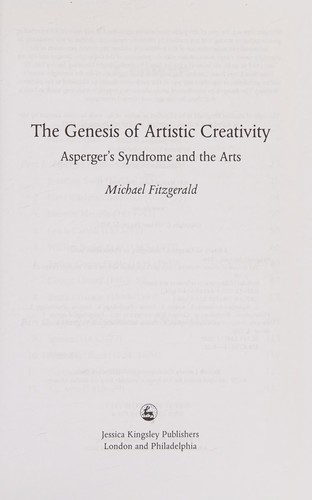 GENESIS OF ARTISTIC CREATIVITY: ASPERGER'S SYNDROME AND THE ARTS