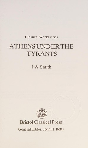 Athens Under the Tyrants