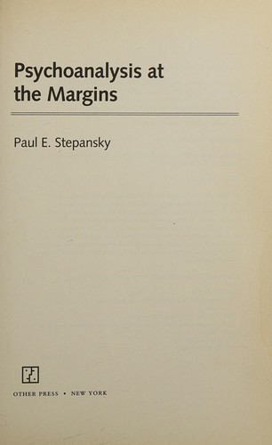 Psychoanalysis at the Margins