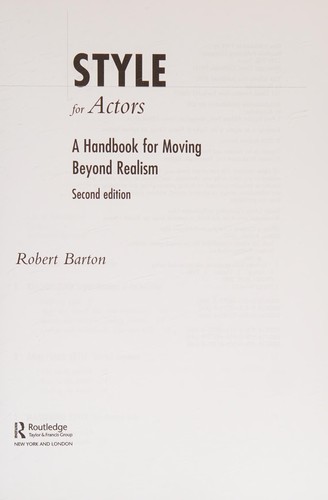 Style for actors