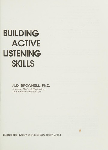 Building Active Listening Skills