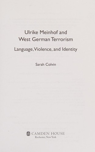 Ulrike Meinhof and West German Terrorism