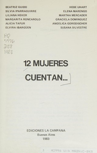 12 mujeres cuentan--