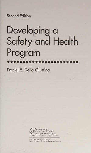 Developing a safety and health program