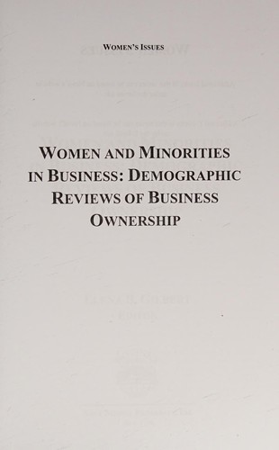 Women and Minorities in Business