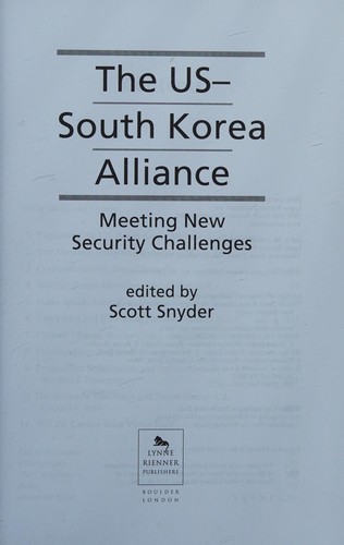 The US-South Korea Alliance