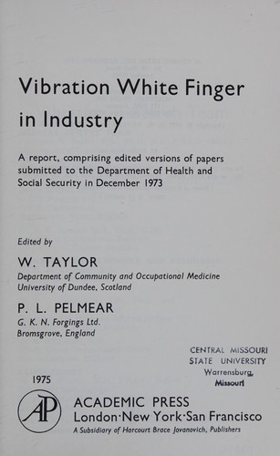 Vibration White Finger in Industry