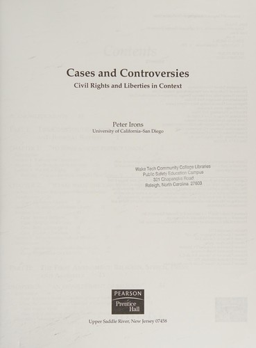 Cases and controversies