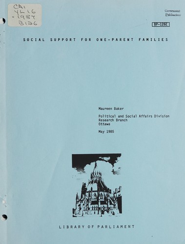 Social Support for One-Parent Families