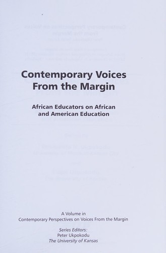 Contemporary Voices from the Margin