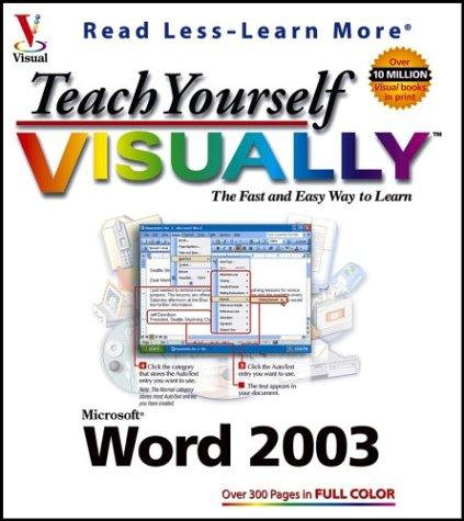 Teach Yourself Visually Word 2003