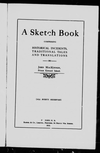 A Sketch Book