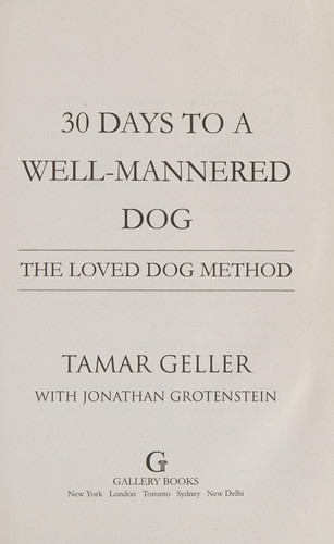 30 Days to a Well-Mannered Dog