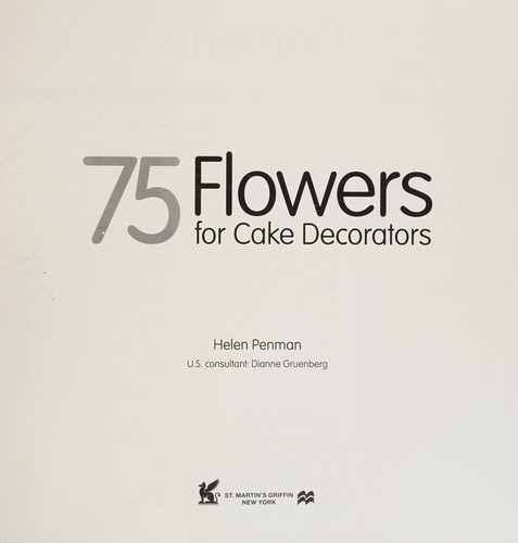 75 flowers for cake decorators