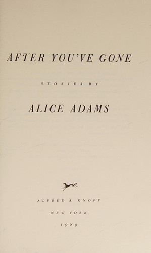After You've Gone, Stories
