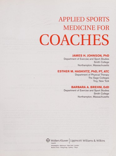 Applied Sports Medicine for Coaches