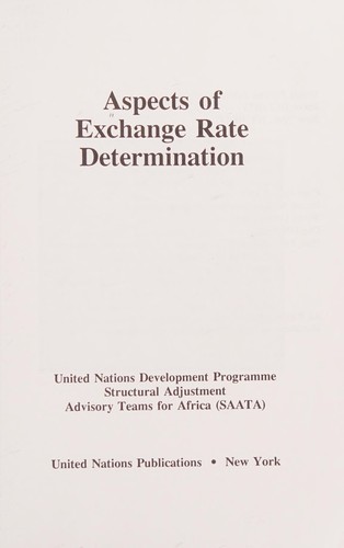Aspects of Exchange Rate Determination