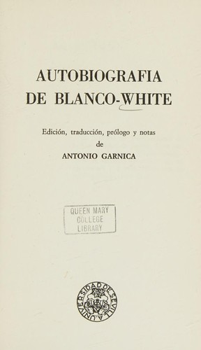 Autobiografía de Blanco-White