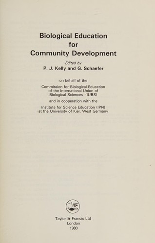 Biological education for community development