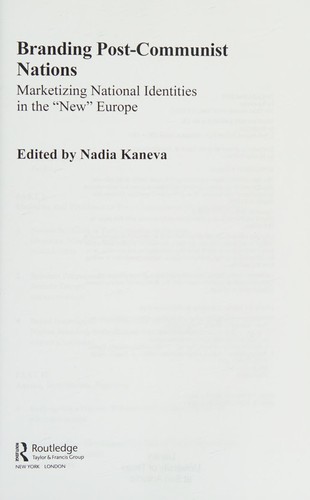 Branding Post-Communist Nations
