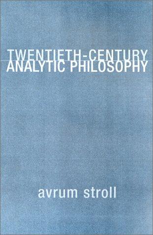Twentieth-Century Analytic Philosophy